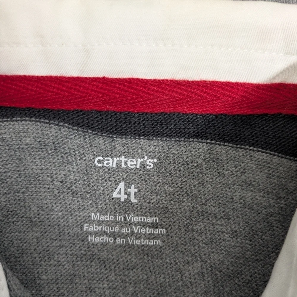 NWT Carter's Long Sleeve Bear Shirt 4T